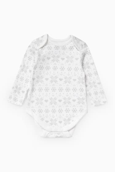 Bébés garçons - Ensemble de Noël avec grenouillère - 2 pièces - rouge