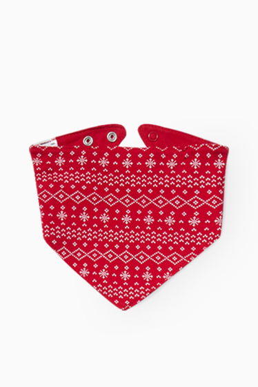 Baby Boys - Winnie the Pooh - baby Christmas outfit - 3 piece - white / red