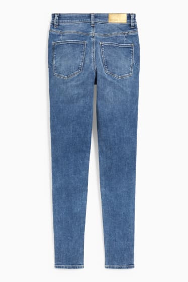 Damen - Skinny Jeans - Mid Waist - Shaping-Jeans - LYCRA® - jeansblau
