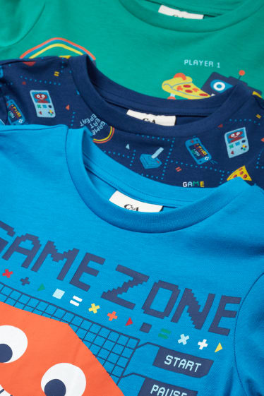 Niños: niños - Pack de 3 - pijamas - 6 piezas - azul