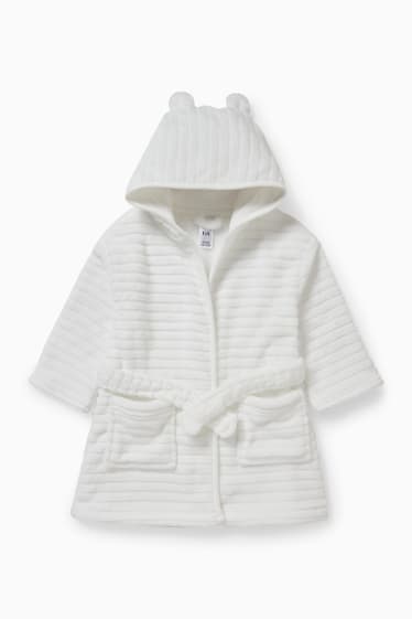 Babies - Baby bathrobe - white