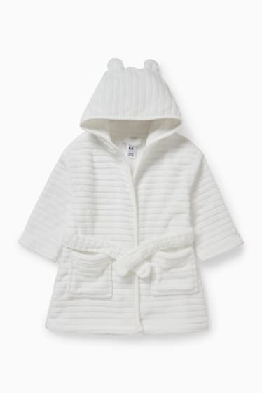 Unisexe - Peignoir pour bébé - blanc