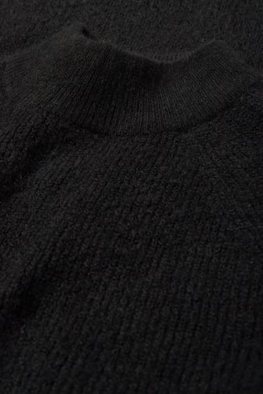Femmes - Robe de maille - noir
