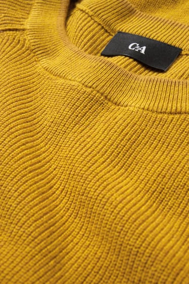 Uomo - Maglione - giallo senape