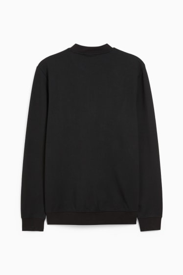 Hommes - Sweat zippé - noir