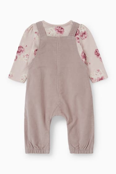 Bébés filles - Ensemble pour nouveau-né - 2 pièces - beige