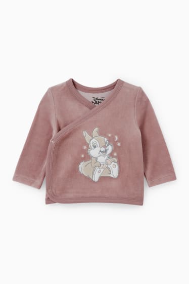 Baby: meisjes - Bambi - newbornoutfit - 2-delig - roze