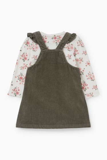 Bébés filles - Ensemble bébé - 2 pièces - vert / blanc crème