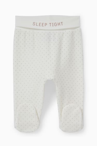 Baby: meisjes - Bambi - newbornoutfit - 2-delig - roze