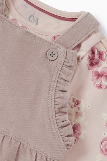 Bébés filles - Ensemble pour nouveau-né - 2 pièces - beige