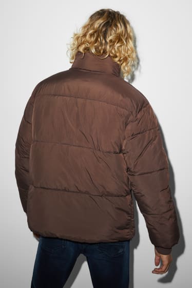 Men - Quilted jacket - brown