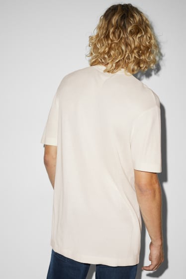 Hommes - T-shirt - blanc crème