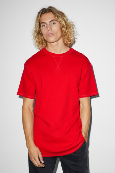 Hommes - T-shirt - rouge