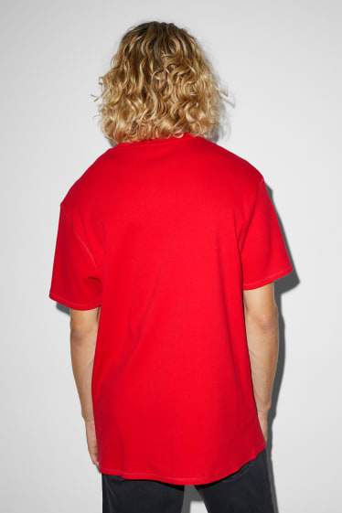 Uomo - T-shirt - rosso