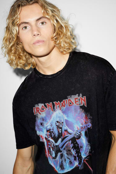 Herren - T-Shirt - Iron Maiden - dunkelgrau