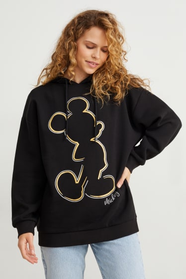 Women - Hoodie - Mickey Mouse - black