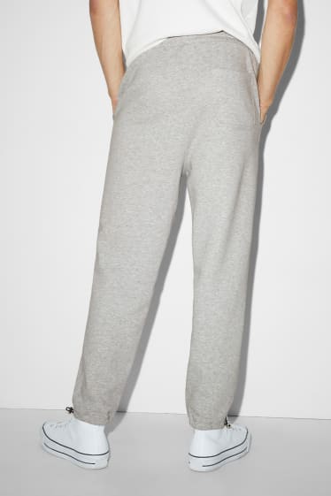 Hommes - Pantalon de jogging - gris clair chiné