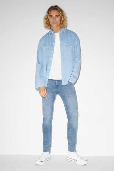 Hommes - Skinny jean - LYCRA® - jean bleu clair