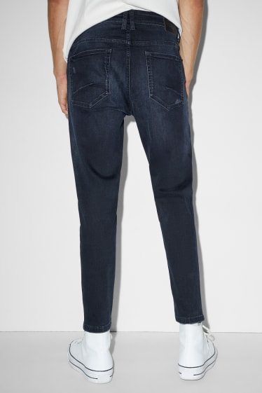 Heren - Carrot jeans - jeansdonkerblauw