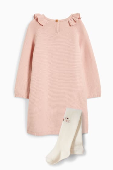 Neonate - Completo neonati - 2 pezzi - rosa