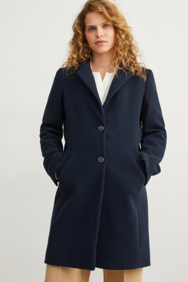 Femmes - Manteau - bleu foncé