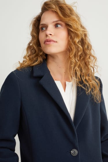 Femmes - Manteau - bleu foncé