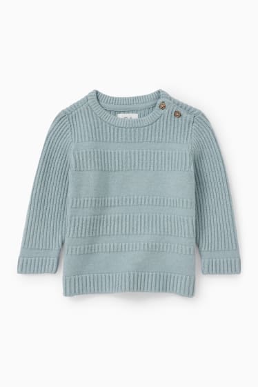 Babys - Baby-Pullover - hellblau