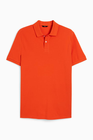 Herren - Poloshirt - orange