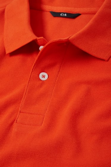 Herren - Poloshirt - orange