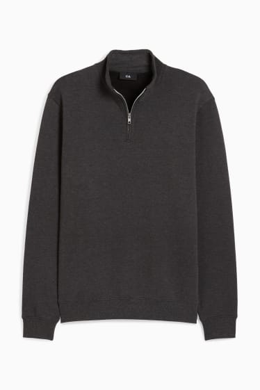Hommes - Sweat - gris foncé