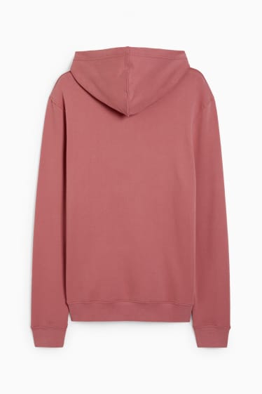 Men - Hoodie - dark red