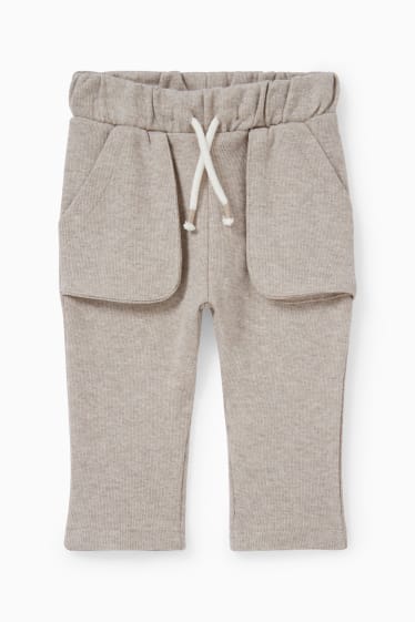 Bébés - Pantalon de jogging bébé - beige