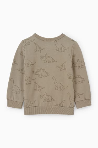 Baby Buben - Jurassic Park - Baby-Sweatshirt - khaki