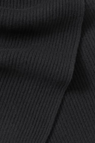 Hommes - Foulard en cachemire - noir