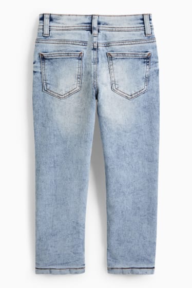 Kinderen - Slim jeans - thermojeans - jeanslichtblauw