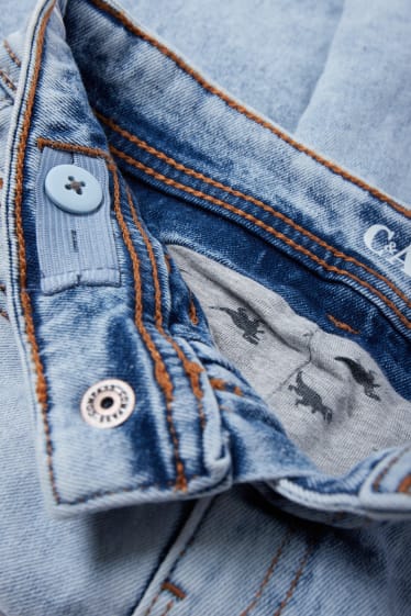 Kinderen - Slim jeans - thermojeans - jeanslichtblauw