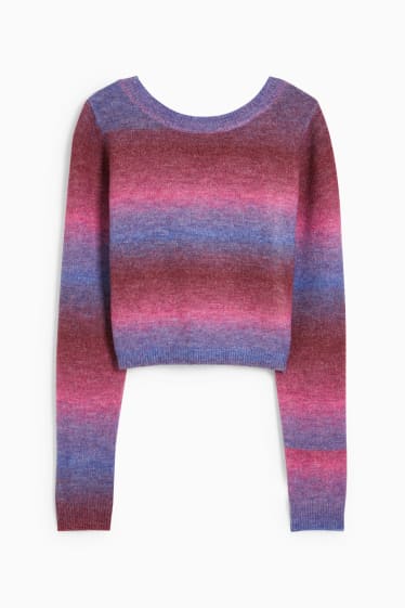 Teens & Twens - CLOCKHOUSE - Crop Pullover - violett