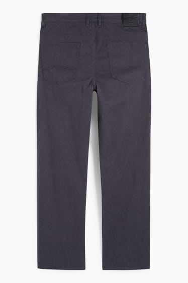 Home - Pantalons - regular fit - texà gris fosc