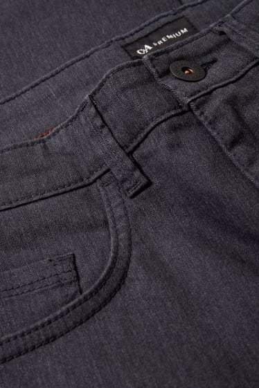 Home - Pantalons - regular fit - texà gris fosc