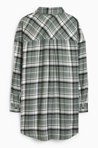 Damen - CLOCKHOUSE - Flanellbluse - kariert - grün