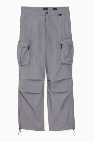 Herren - Cargohose - Relaxed Fit - dunkelgrau