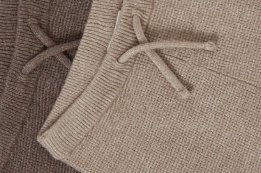 Bébés garçons - Lot de 2 - pantalons de jogging en maille pour bébé - marron clair
