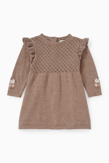 Babys - Baby-outfit - 2-delig - bruin