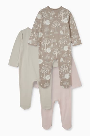 Nadons - Paquet de 3 - pijama per a nadó - beix