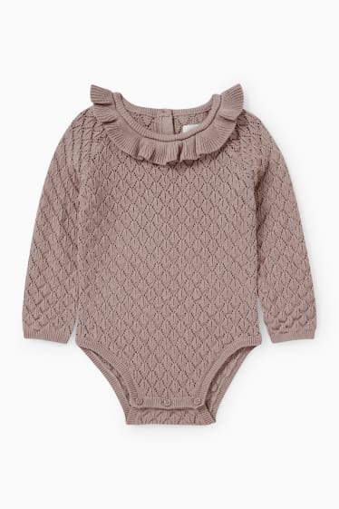 Babys - Baby-Outfit - 2 teilig - beige