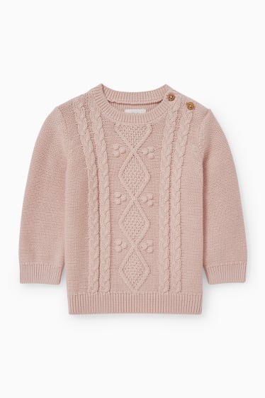 Baby: meisjes - Baby-outfit - 2-delig - roze