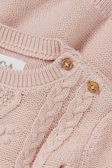 Baby: meisjes - Baby-outfit - 2-delig - roze