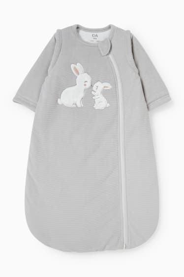 Baby Mädchen - Baby-Schlafsack - 6-18 Monate - hellgrau