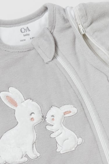 Baby Mädchen - Baby-Schlafsack - 6-18 Monate - hellgrau