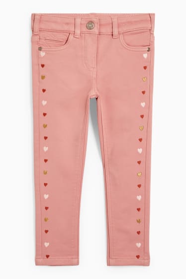 Bambine - Pantaloni termici - rosa